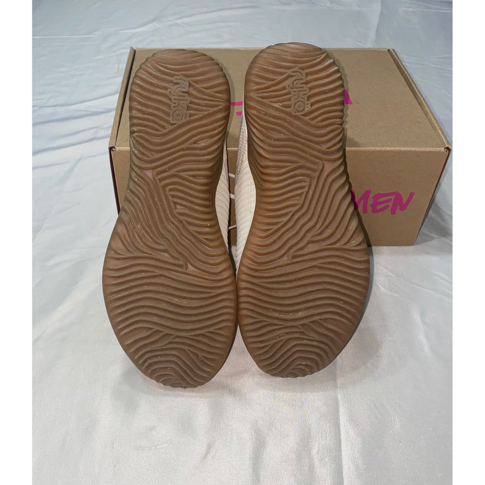 Ryka Echo Knit Fit Women's Beige Coral Slip On Sneaker 8M Ergonomic RE-ZORB LITE - Picture 10 of 11